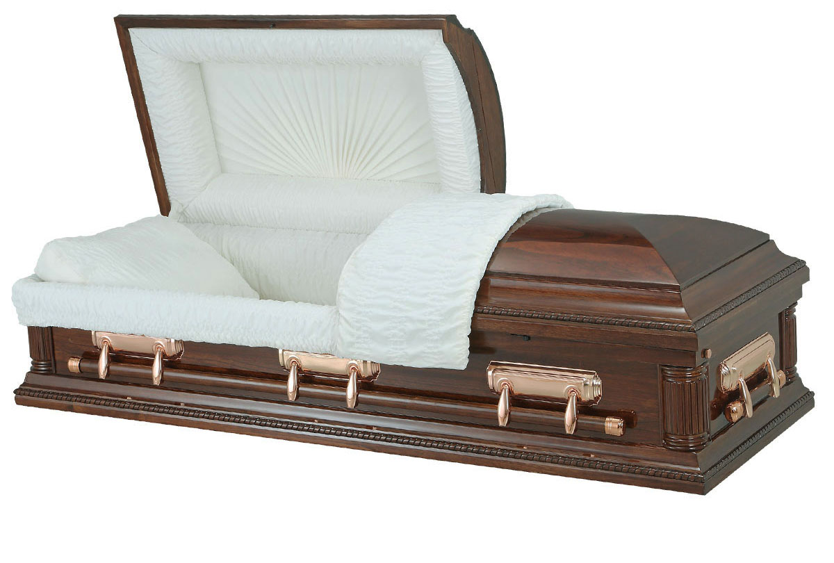 American Wood Casket - Barringtons Funeral Directors, Bishops Stortford